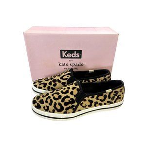 (NWT) Keds X Kate Spade New York Double Decker Leopard-print Sneakers NEW